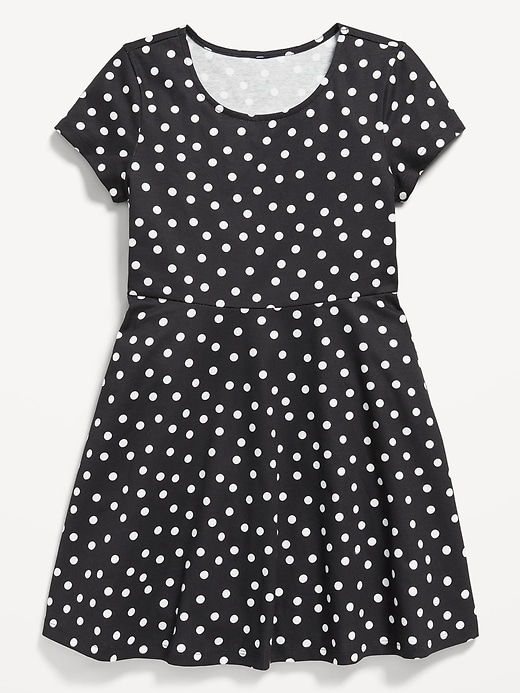 Image number 3 showing, Printed Short-Sleeve Fit and Flare Dress for Girls