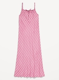 View large product image 3 of 3. Printed Sleeveless Fit and Flare Maxi Dress for Girls