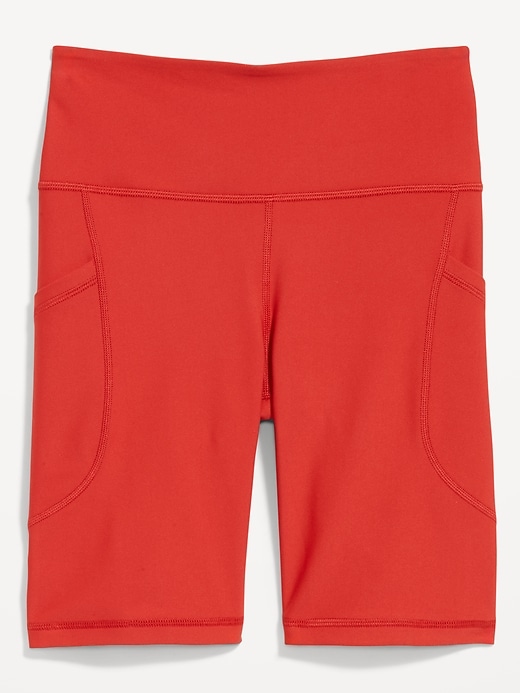 Image number 8 showing, High-Waisted PowerSoft Biker Shorts -- 8-inch inseam