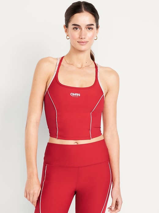 Image number 1 showing, Light Support PowerSoft Longline Sports Bra
