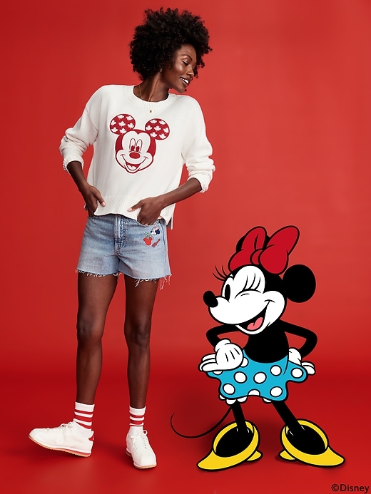 Image number 1 showing, Old Navy x Disney© Mickey Mouse Flag Graphic Sweater
