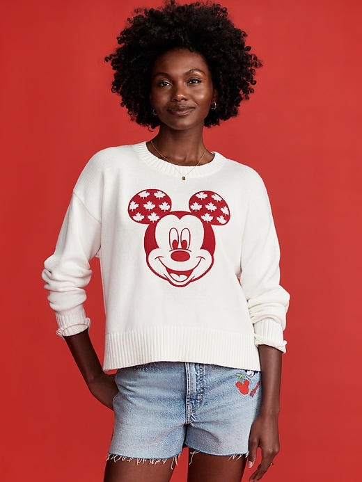 Image number 3 showing, Old Navy x Disney© Mickey Mouse Flag Graphic Sweater