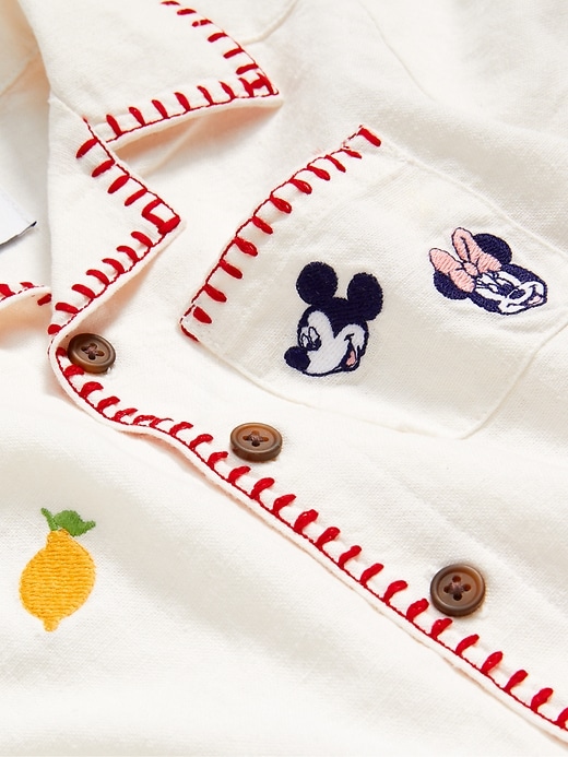 Image number 3 showing, Old Navy x Disney© Linen-Blend Shirt and Shorts Set for Toddler Boys