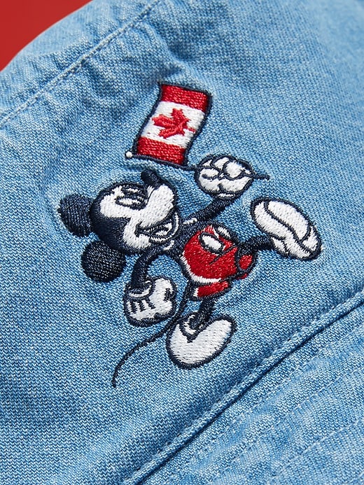 View large product image 2 of 2. Old Navy x Disney© Mickey Mouse Unisex Flag Logo-Graphic Bucket Hat for Toddler