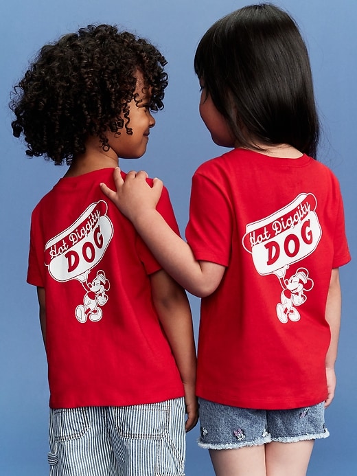 View large product image 2 of 5. Old Navy x Disney© Mickey Mouse Unisex Graphic T-Shirt for Toddler
