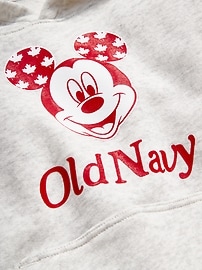 View large product image 4 of 4. Old Navy x Disney© Mickey Mouse Flag Unisex Graphic Pullover Hoodie for Toddler