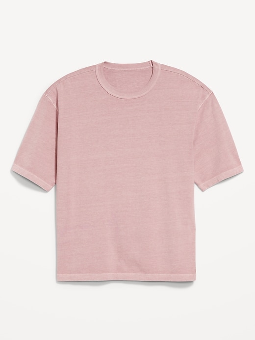 Image number 7 showing, Garment-Dyed Cropped T-Shirt
