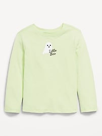 Image number 1 showing, Long-Sleeve Graphic T-Shirt for Toddler Girls