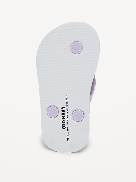 Image number 4 showing, Flip-Flop Sandals for Toddler Girls (Partially Plant-Based)