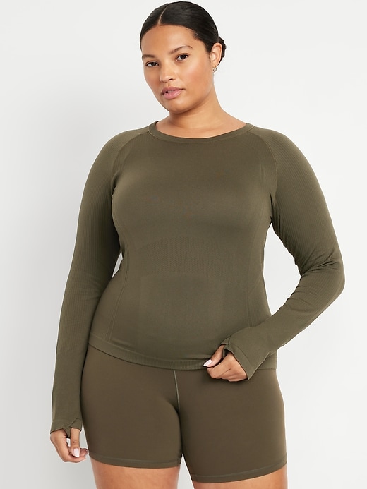 Image number 5 showing, Fluid Seamless Fitted Top