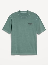 Image number 1 showing, Heavyweight Crew-Neck Graphic T-Shirt