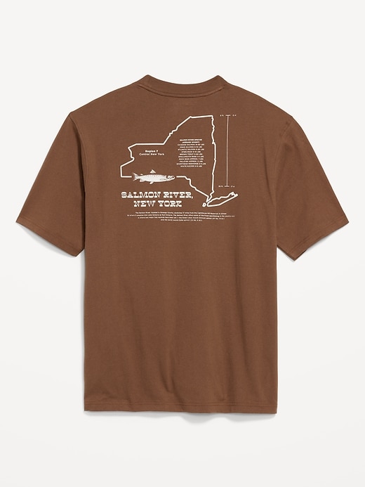 Image number 4 showing, Heavyweight Crew-Neck Graphic T-Shirt