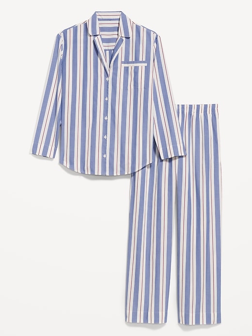 Image number 4 showing, Poplin Pajama Pant Set