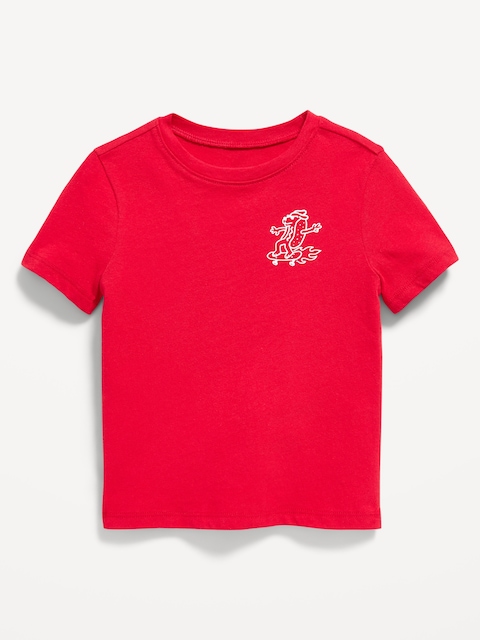 T-shirt à imprimé à manches courtes pour tout-petit garçon
