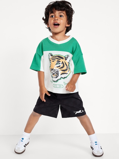 Loose Printed Shorts for Toddler Boys