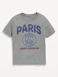 Image number 1 showing, Paris Saint-Germain® Gender-Neutral Graphic T-Shirt for Kids