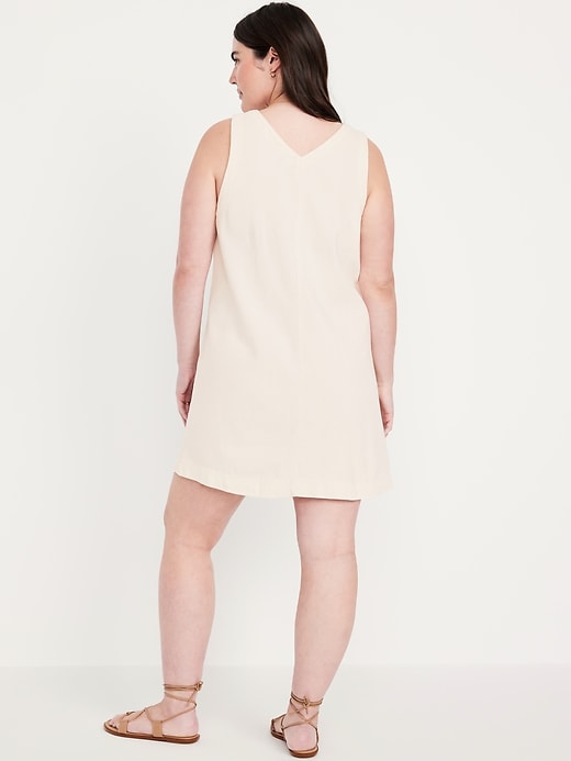 Image number 5 showing, Sleeveless Button-Front Mini Dress