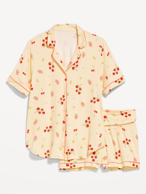 Maternity Classic Pajama Short Set