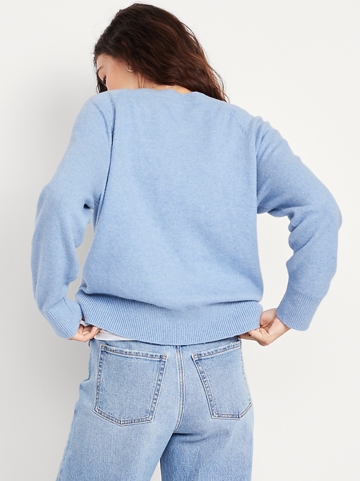 Image number 2 showing, SoSoft Loose V-Neck Sweater