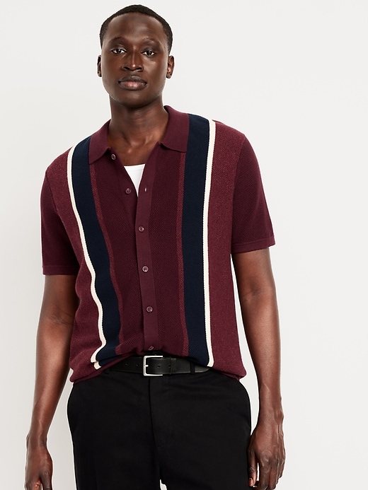 Image number 1 showing, Button-Down Striped Polo