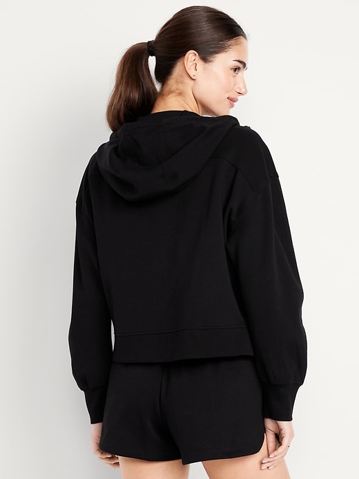 Image number 5 showing, Dynamic Fleece Oversized Zip Hoodie Sweatshirt