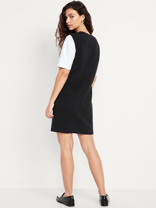 Image number 2 showing, SoSoft Sleeveless Mini Sweater Dress