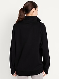 Image number 2 showing, Dynamic Fleece Half-Zip Tunic Sweatshirt