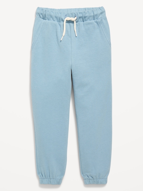 Cinched-Hem Jogger Sweatpants for Toddler Boys - Blue