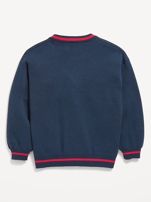 Image number 3 showing, Slouchy Long-Sleeve Cardigan Sweater for Girls
