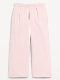 View large product image 3 of 4. Baggy Fleece Straight-Leg Sweatpants for Girls