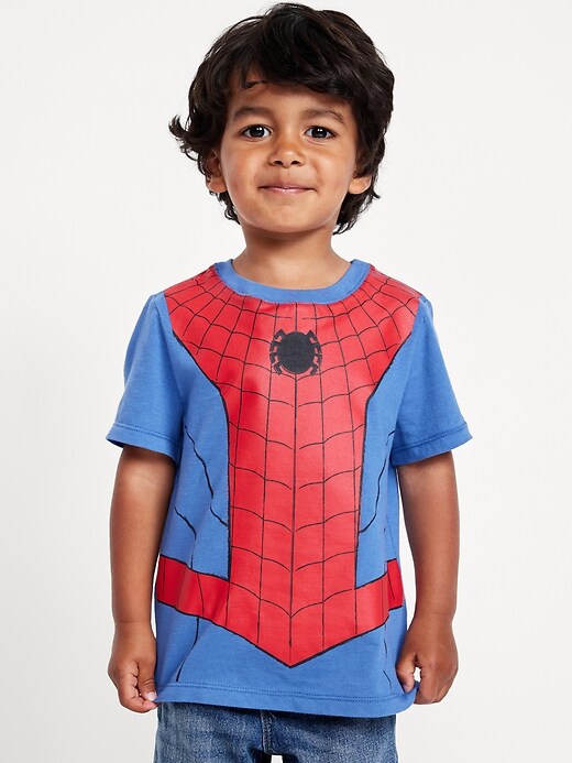 View large product image 1 of 3. Marvel™ Spider-Man Unisex Costume T-Shirt for Toddler