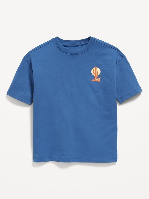 View large product image 2 of 2. Oversized Short-Sleeve Graphic T-Shirt for Boys