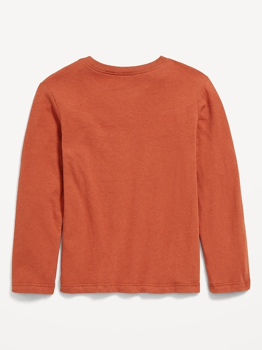 View large product image 2 of 2. Long-Sleeve Unisex Graphic T-Shirt for Toddler