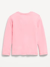 Image number 2 showing, Long-Sleeve Graphic T-Shirt for Toddler Girls