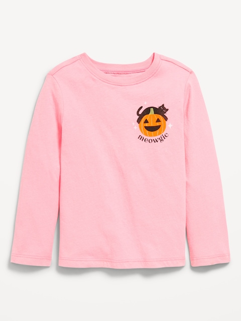Long-Sleeve Graphic T-Shirt for Toddler Girls