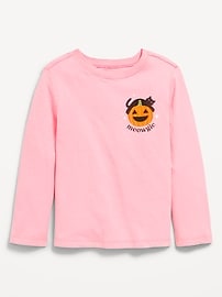 Image number 1 showing, Long-Sleeve Graphic T-Shirt for Toddler Girls