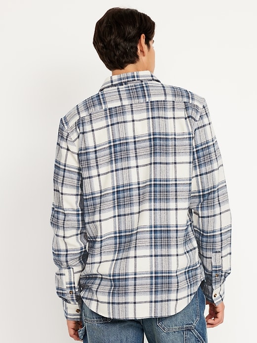 Image number 8 showing, Plaid Flannel Pocket Shirt