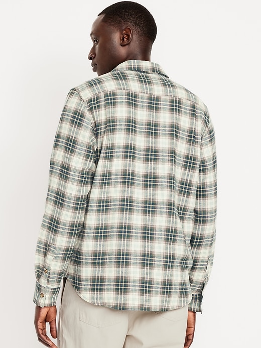 Image number 2 showing, Plaid Flannel Pocket Shirt