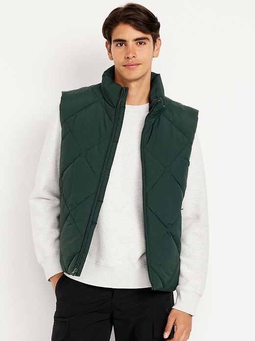 Image number 1 showing, Water-Resistant Frost-Free Quilted Vest