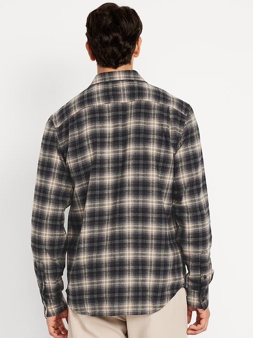 Image number 3 showing, Plaid Flannel Pocket Shirt