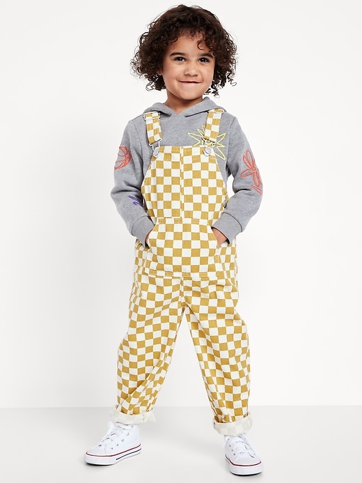 Image number 1 showing, Printed Twill Overalls for Toddler Boys