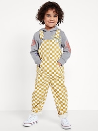 Image number 1 showing, Printed Twill Overalls for Toddler Boys