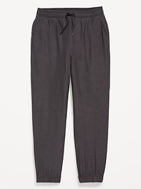 Voir une image plus grande du produit 3 de 4. Pantalon de jogging en coton ouaté NuageSport à taille haute pour fille
