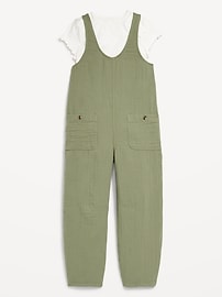 View large product image 3 of 3. Short-Sleeve T-Shirt and Jumpsuit Set for Girls