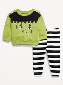 Image number 2 showing, French-Terry Halloween Sweatshirt and Sweatpants Set for Baby