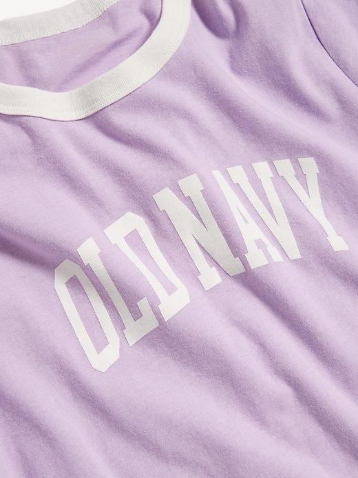 Image number 4 showing, EveryWear Logo-Graphic Ringer T-Shirt