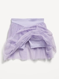 View large product image 3 of 4. High-Waisted Tutu Performance Skort for Toddler Girls