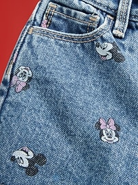 View large product image 3 of 3. Old Navy x Disney© High-Waisted Frayed-Hem Jean Shorts for Toddler Girls