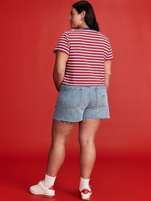 Image number 8 showing, Old Navy x Disney© High-Waisted OG Jean Cut-Off Shorts -- 3-inch inseam