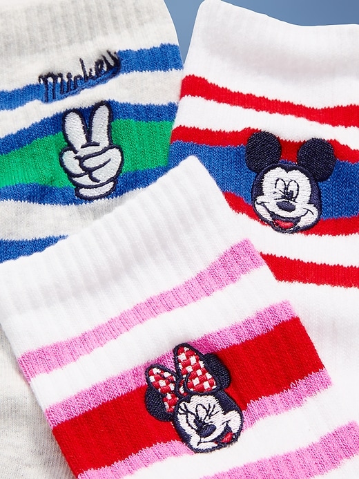 View large product image 2 of 2. Old Navy x Disney© 3-Pack Crew Socks